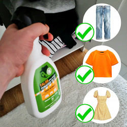 Le spray anti punaise de lit TALOS peut être appliqué sur les vêtements & habits