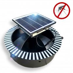 Piège à larves de moustiques LARVOCIDE SIRENIX avec système LED et panneau solaire intégrée