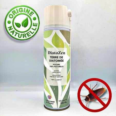 Spray terre de diatomée spécial cafard & blatte DIATOZEN® (500ml)