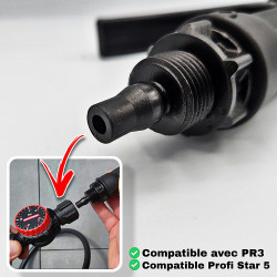 Pistolet gâchette BIRCHMEIER compatible avec le régulateur de pression PR3