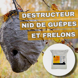 La poudre insecticide VESPA pour nid de guêpes et frelons détruit les nids