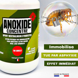 Neutraliseur puissant anti puce ANOXIDE CONCENTRE sans insecticide biocide (Flacon de 250ml)
