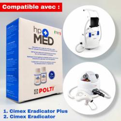 Compatibilité : HPMED détergent anti odeur compatible avec POLTI CIMEX ERADICATOR & CIMEX ERADICATOR PLUS