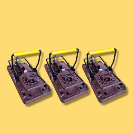 Tapette à souris efficace Gorilla Traps® – Piège mécanique puissant anti souris (lot de 3)
