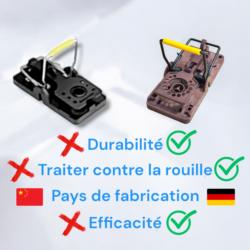 Comparatif tapette à souris Gorilla Traps VS tapette à souris classique