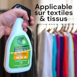 Spray répulsif TALOS : Applicable sur textiles & tissus