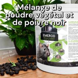 EMEROD spécial comble, poudre répulsive : Mélange de poudre végétal et de poivre noir