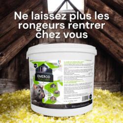 EMEROD spécial comble, poudre répulsive : Barrière anti rongeurs