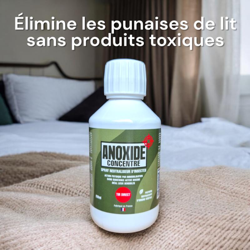 ANOXIDE : Immobilise et tue les punaises de lit par asphyxie