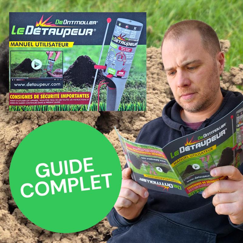 Le Détaupeur, starter kit Piège à taupe à pétards + 4 pétards — free download