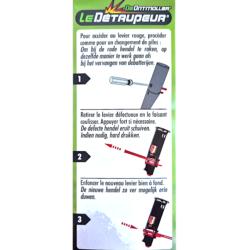 Palpeur et leviers pour le piège Le Detaupeur (notice)