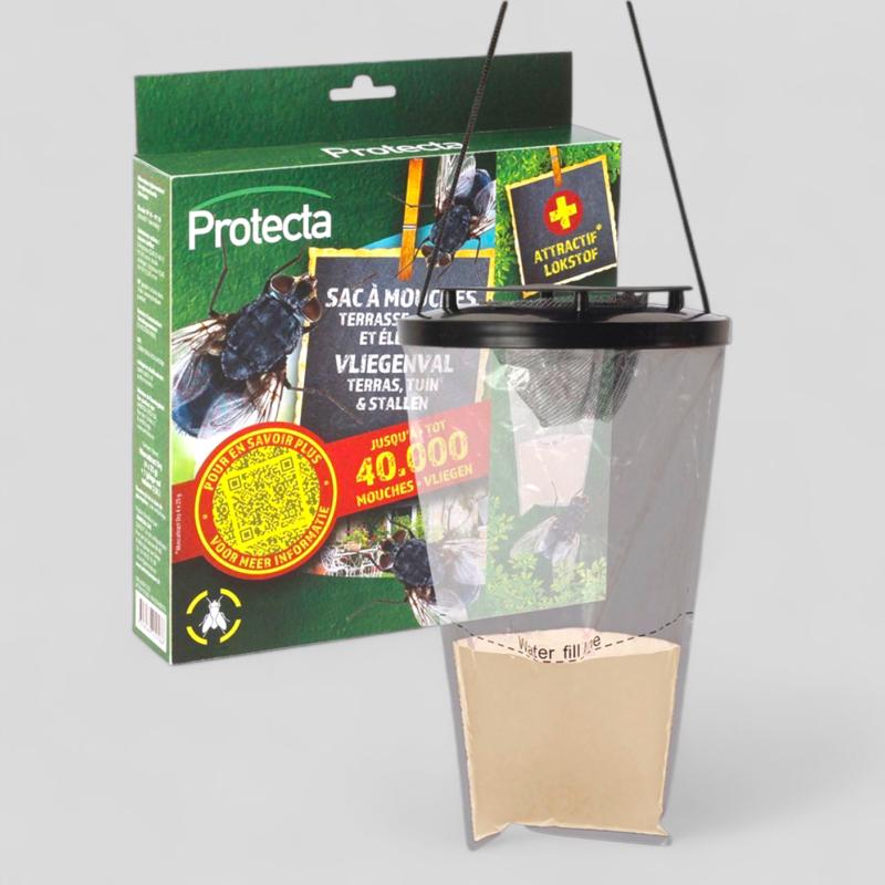 Sac a mouche Protecta 3,5L grand modèle réutilisable Sac a mouche Protecta 3,5L grand modèle réutilisable