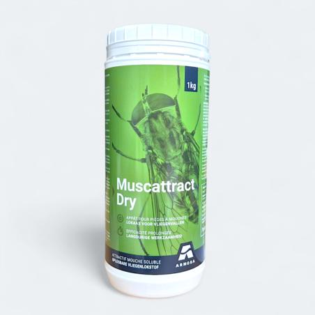 MUSCATTRACT DRY, appât attractif universel pour piège à mouche (pot de 1 kg)