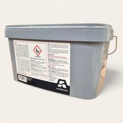Seau de 5 kg de poudre insecticide VESPA pour nid de guêpes et frelons (vue de dos)