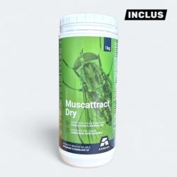 INCLUS : 1 pot d'attractif Muscattract Dry pour piège à mouches
