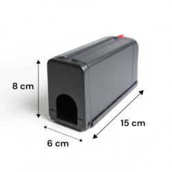 Dimensions piège à souris électrique