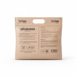 Sac de collecte pour cadavre de rongeurs SAYONARA (vue à plat Verso)