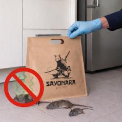 Sac de collecte pour cadavre de rongeurs rats & souris SAYONARA contre les mauvaises odeurs