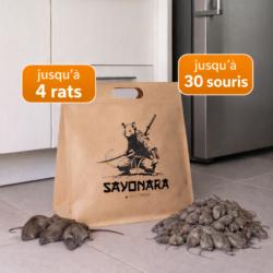 Sac de collecte pour cadavre de rongeurs rats & souris SAYONARA (capacité)