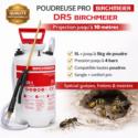 Poudreuse Birchmeier DR5 professionnelle, 5 L 4 bars pour nid de guêpes & frelons