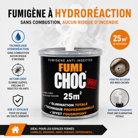 FUMICHOC, fumigène anti guêpe & frelon SUPER EFFICACE