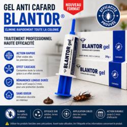gel anti cafard blantor professionnel élimination cafards blattes effet domino traitement intérieur