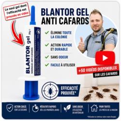 gel anti cafard blantor avis video preuve efficacité traitement cafards professionnel