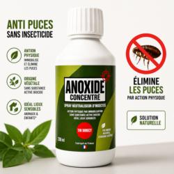 anoxide concentre anti puces sans insecticide solution naturelle action physique elimine puces maison animaux