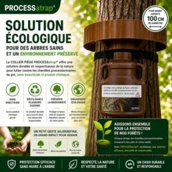 Piège chenilles processionnaires PROCESSatrap collier 100 cm solution écologique sans insecticide