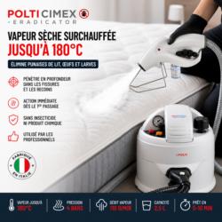 nettoyeur vapeur punaise de lit polti cimex eradicator vapeur sur matelas traitement punaises vapeur 180 degres