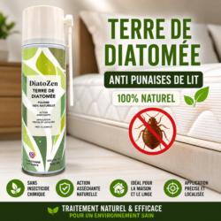 spray terre de diatomee punaise de lit diatozen traitement naturel anti punaises sans insecticide