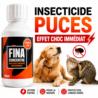 insecticide puces chien chat fina concentre traitement maison puces effet choc immediat