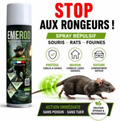 repulsif souris rats emerod spray anti rongeur protection cables voiture sans poison