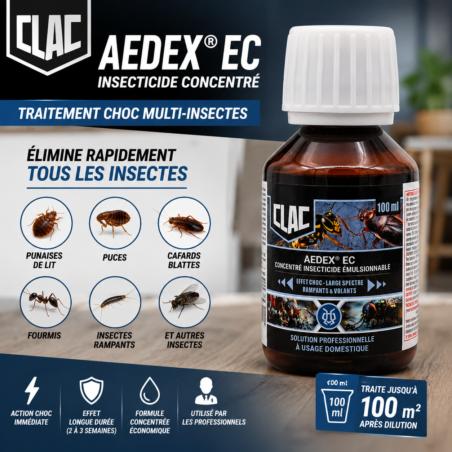 AEDEX EC concentré 100ml contre tous types d'insectes