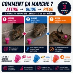 comment fonctionne attractif rats souris attire guide vers piege nara lure efficace