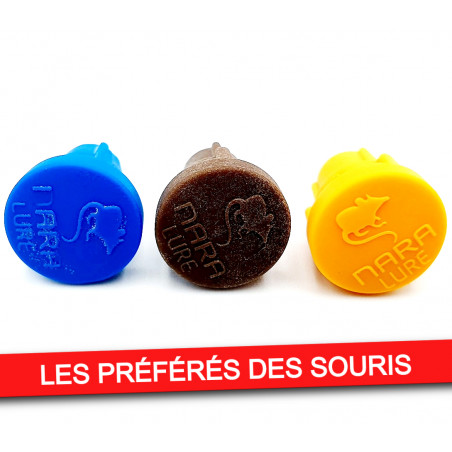 Appât NARA® Lure aromatisé "spécial" souris | Lot de 3