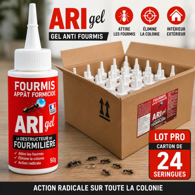 arl gel professionnel lot de 24 seringues
