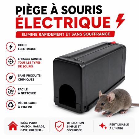 Piège à souris électrique (8.000 à 10.000 volts)