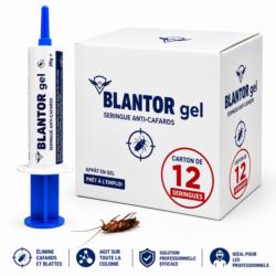 gel anti cafard blantor carton de 12 seringues solution professionnelle anti blattes