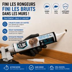 raticide creme injectable robust 25 eliminer rats souris bruits dans les murs traitement cavites