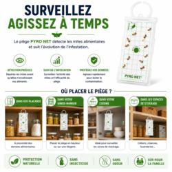 Où placer un piège anti-mites alimentaires PYRO NET dans un placard, garde-manger, cuisine ou espace de stockage alimentaire
