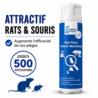 Spray attractif NARA pour rats et souris augmentant l'efficacité des pièges et dispositifs de capture jusqu'à 500 applications