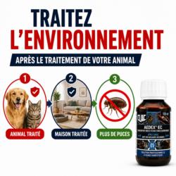 insecticide anti puces aedex ec elimine puces