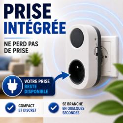 répulsif à ultrasons contre rats et souris avec protection jusqu’à 50 m²