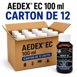 carton de 12 insecticides concentrés AEDEX EC 100 ml professionnels