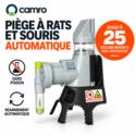 Piège Camro SafeTrap Automatic, piège à rat automatique à gaz multi coups + 1 attractif NARA offert
