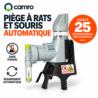 Piège automatique Camro SafeTrap pour rats et souris, sans poison, jusqu'à 25 déclenchements par cartouche