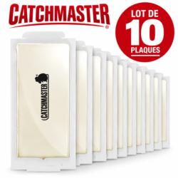 Lot de 10 plaques de glu Catchmaster pour capturer les souris