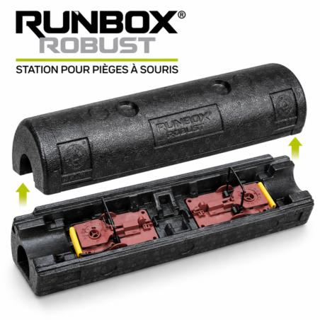 RUNBOX® Robust, tunnel de capture pour souris avec appât et piège