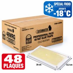 Carton de 48 pièges à glu Catchmaster 48WRG pour rats et souris